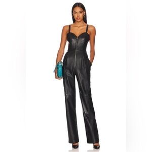 Leather Bustier Jumpsuit in Black
LITA BY CIARA